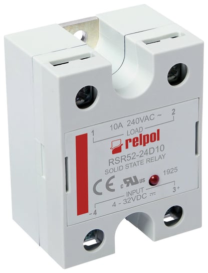 Przekaźnik SSR RSR52-24D10 RSR52-24D10 1-fazowy RELPOL