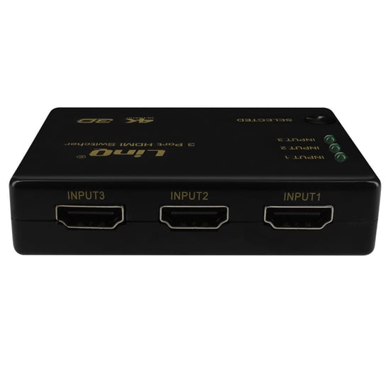 Przelacznik HDMI 3 porty HDMI komp. 4K / 2K / 3D / Full HD 1080 LinQ