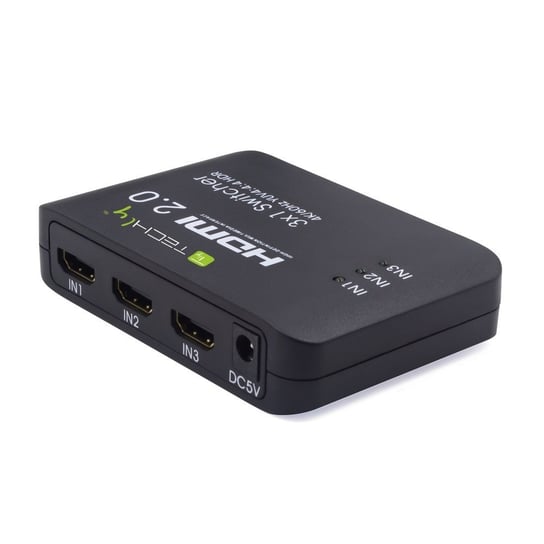Przełącznik HDMI Techly 3-Portowy HDMI 2.0 HDR 3x1 4K*60Hz Techly