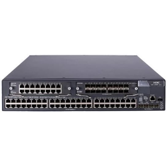 Przełącznik Hewlett Packard Enterprise A 5800-48G z 2 gniazdami interfejsów, zarządzalny przełącznik sieciowy, L3, Gigabit Ethernet (10-100-1000) HP