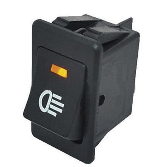 Przełącznik klawiszowy do świateł ASW-17D 12V LED - żółty Inna marka