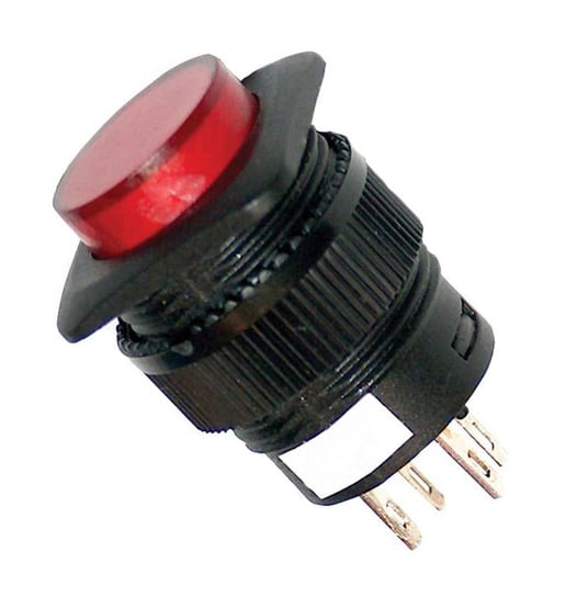 Przełącznik przycisk wyłącznik z lampką sygnalizacyjną mini czerwony 12V MNG-012R Inny producent