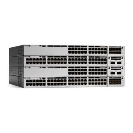 Przełącznik sieciowy Cisco Catalyst C9300-24P-E Zarządzane połączenie Gigabit Ethernet L2/L3 (10/100/1000) Szare złącze Ethernet 1U, obsługa Cisco