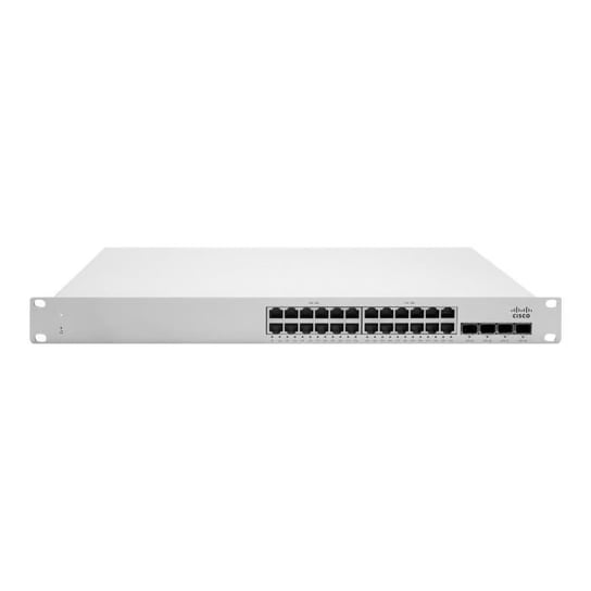 Przełącznik zarządzany Cisco Meraki Cloud MS250-24P C3 24 x 10-100-1000 (PoE+) + 4 x 10Gb SFP+ (Uplink) Możliwość montażu… Cisco