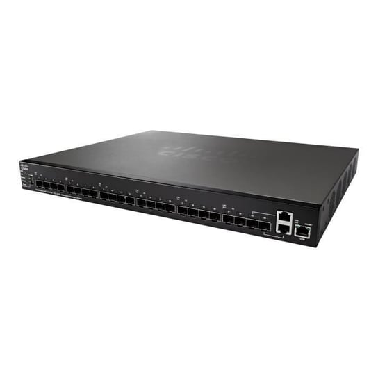 Przełącznik zarządzany Cisco Small Business SG350XG-24F 22 x 10 Gigabit SFP+ + 2 x 10GBase-T Combo Desktop, z możliwością montażu… Cisco