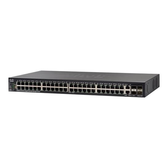 Przełącznik zarządzany Cisco Small Business SG550X-48 C3 48 x 10-100-1000 + 2 x 10Gb SFP+ (uplink) + 2 x 10GBase-T combo… Inna marka