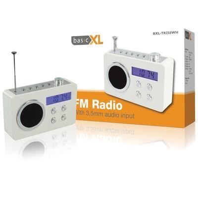 Przenośne radio basicXL w kolorze białym Inna marka
