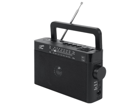 Przenośne radio LTC Sona z akumulatorem - czarne LTC
