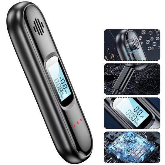 Przenośny bezdotykowy tester alkoholu alkomat T01 z USB bezustnikowy ELECTRONICA 4U