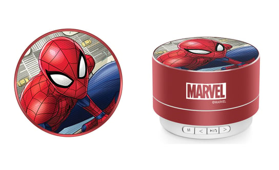 Przenośny Głośnik Bezprzewodowy 3W Spider Man 022 Marvel Czerwony Marvel