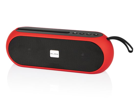 Przenośny głośnik Bluetooth BLOW BT430 czarno czerwony 2x5W  FM USB AUX microSD Blow