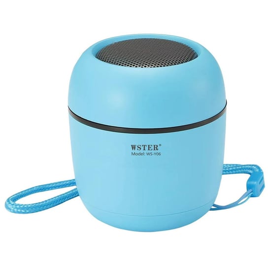 Przenosny mikrofon z glosnikiem Bluetooth 5.0 i radiem FM z paskiem na nadgarstek, WSY06 - niebieski Avizar