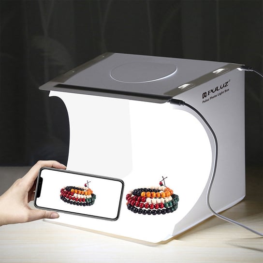 Przenośny składany LED Studio Mini fotografia Light Box Mały sprzęt do aparatu fotograficznego（20*20cm） Inny producent