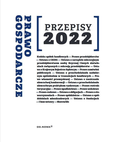 Przepisy 2022. Prawo gospodarcze Prus Anna
