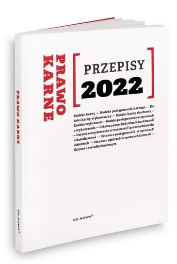 Przepisy 2022. Prawo karne Kaszok Agnieszka