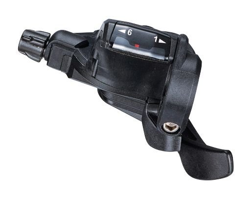 Przerzutka rowerowa microSHIFT Thumb Tap TS38-6R | BLACK Inna marka