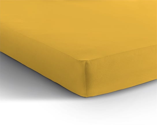 Prześcieradło, DreamHouse, Double Jersey, 180x220 cm, żółte DreamHouse