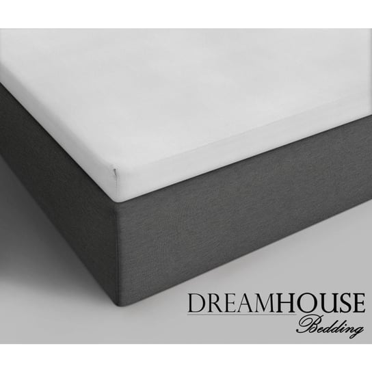 Prześcieradło z gumką, DreamHouse, bawełna, 180x200 cm, białe DreamHouse