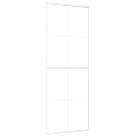 Przesuwne drzwi aluminiowe, 76x205 cm, białe Inna marka
