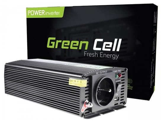 Przetwornica samochodowa GREEN CELL, 230 V, 1000 W Green Cell