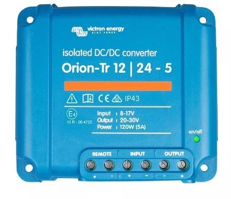 Przetwornica samochodowa Victron Energy Orion-Tr 12/24-5A 120 W (ORI122410110) Inna marka