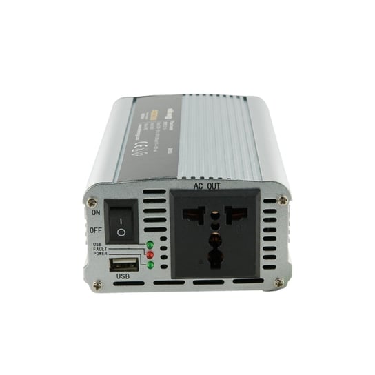 Przetwornica samochodowa WHITENERGY 06581, DC 12 V - AC 230 V, 400 W, USB Whitenergy