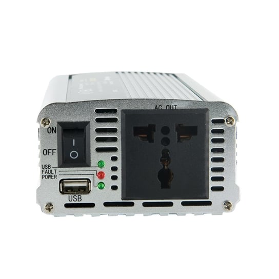 Przetwornica samochodowa WHITENERGY 06582, DC 24 V - AC 230 V, 400 W, USB Whitenergy
