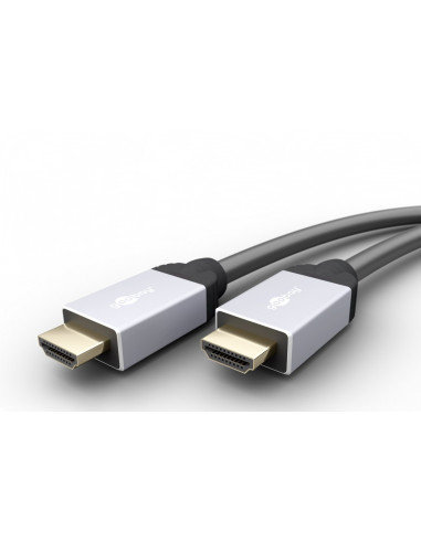 Przewód HDMI™ o dużej szybkości transmisji z Ethernetem (Goobay Series 2.0) - Długość kabla 1 m Goobay