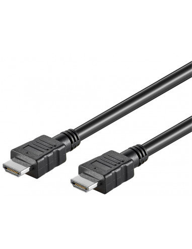 Przewód HDMI®/™ o dużej szybkości transmisji z obsługą Ethernet - Długość kabla 5 m Goobay