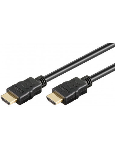 Przewód HDMI®/™ o dużej szybkości transmisji z obsługą Ethernet - Długość kabla Goobay