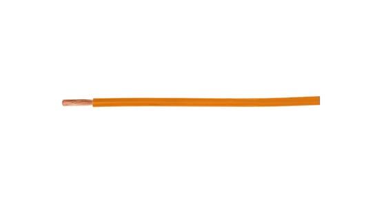 Przewód instalacyjny H05V-K (LgY) 0,75 pomarańczowy /100m/ ELEKTROKABEL