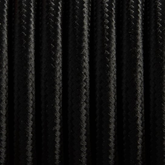 Przewód W Oplocie Kabel Dekoracyjny Czarny  3X1,5Mm Ledigo