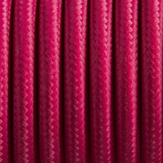 Przewód W Oplocie Kabel Dekoracyjny Różowy Neon 2X0,75 Ledigo