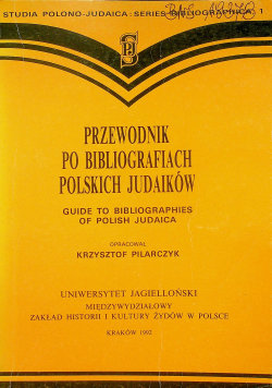 Przewodnik po biografiach polskich judaików Pilarczyk Krzysztof