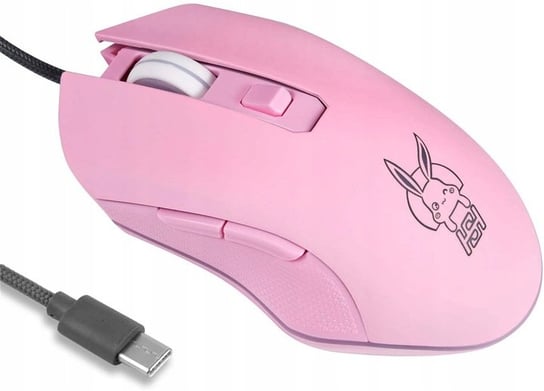 Przewodowa Różowa Mysz Gamingowa FH17 2400 DPI USB Frahs