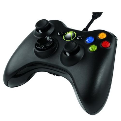 Przewodowy kontroler do Xbox 360 MICROSOFT, czarny Microsoft
