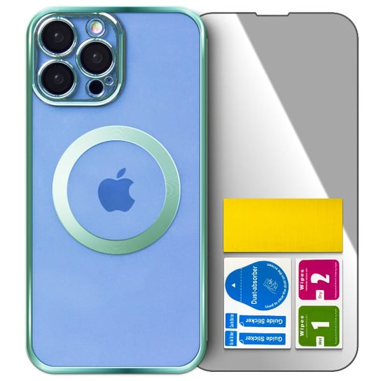 Przezroczysty clear case etui plecki pokrowiec do iPhone 13 PRO MAX + szkło KREOleo