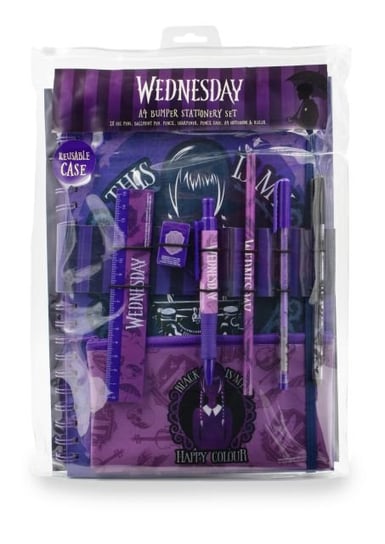 Przybory szkolne Wednesday Zestaw prezentowy dla dzieci na Halloween Wednesday