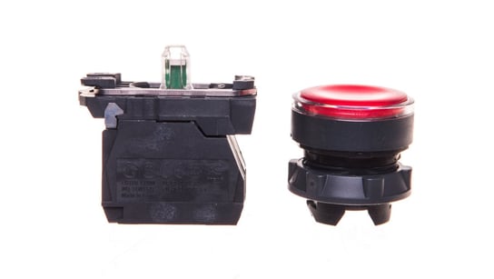 Przycisk sterowniczy 22mm czerwony z samopowrotem z podświetleniem 1Z 1R XB5AW34M5 Schneider Electric