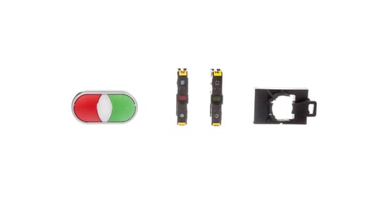 Przycisk sterowniczy podwójny 22mm czerwony/zielony 1Z 1R z samopowrotem ST22-2KL-11Z/C SPAMEL