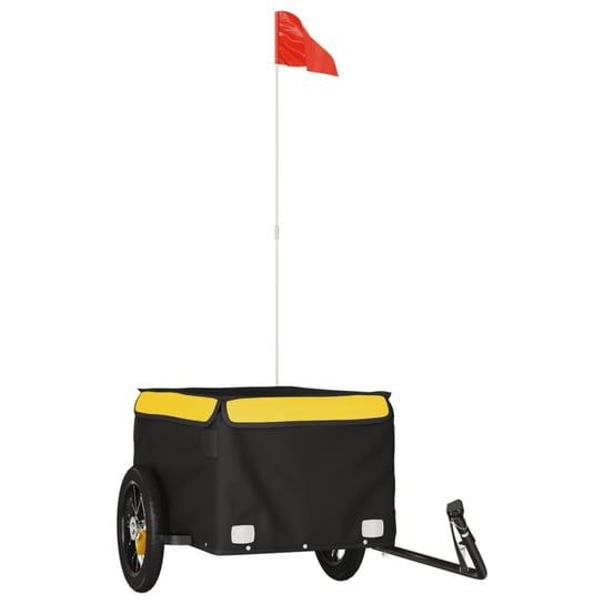 Przyczepka rowerowa Uniwersalna 30kg Czarno-Żółta Inna marka