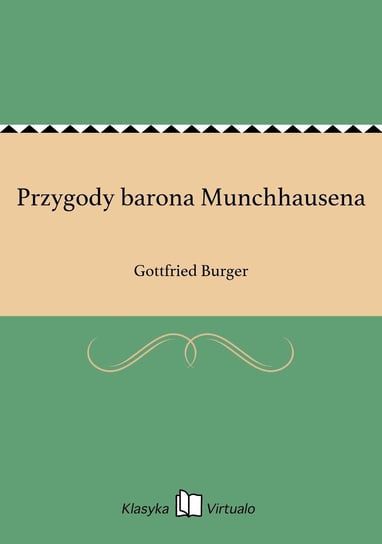 Przygody barona Munchhausena Burger Gottfried
