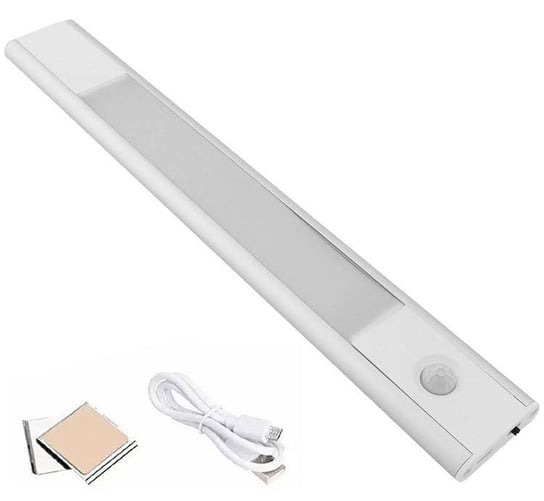 Przyklejana LAMPKA LED z czujnikiem Ruchu 20x4,2cm biała ZD106 Aptel