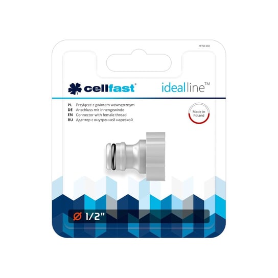 Przyłącze z gwintem wewnętrznym CELLFAST 50-650, 1/2" Cellfast