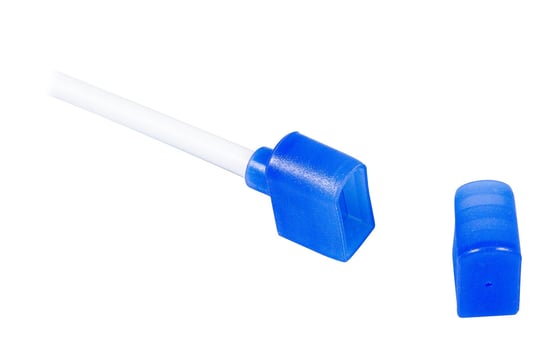 Przyłącze zasilające do BERGMEN Neon Flex HXR One / niebieskie / końcówka zasilająca z wyjściem prostym + przewód 30 cm + zaślepka BERGMEN
