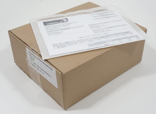Przylgi kurierskie koperty foliowe kangurki C5 Promail BASIC 500 szt. - przezroczyste samoprzylepne kieszenie do wysyłki na dokumenty listy przewozowe Netuno
