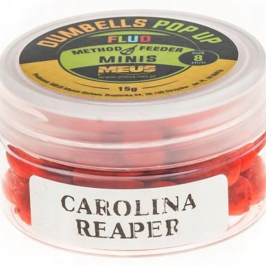 PRZYNĘTA DUMBELLS KULKI PŁYWAJĄCE POP UP MEUS FLUO CAROLINA REAPER 8 MM Inna marka