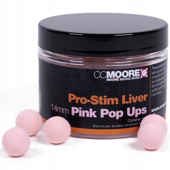 PRZYNĘTA KULKI PŁYWAJĄCE POP UP CC MOORE PRO-STIM LIVER PINK 14 MM Inna marka