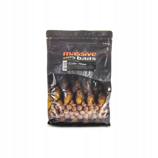 PRZYNĘTA KULKI PROTEINOWE MASSIVE BAITS TOP SHELF KRILLER 14 MM 1 KG Inna marka