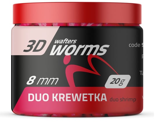 Przynęta Kulki Wafters MatchPro Top Worms Shrimp 8 mm Inna marka